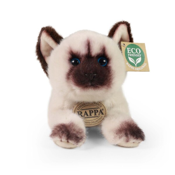 Plyšová kočka himalájská ležící 27 cm, ECO-FRIENDLY