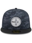 New Era Pánská kšiltovka NFL Pittsburgh Steelers 2026 Salute to Service 59FIFTY Fitted Velikost: 7 1/2