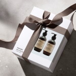 Meraki Dárková sada s péčí o ruce Northern Dawn 2 x 275 ml, hnědá barva, plast