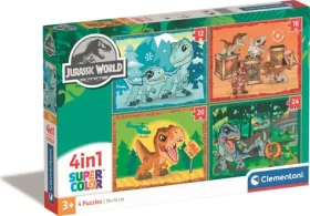 Clementoni PUZZLE Jurský svět 4v1