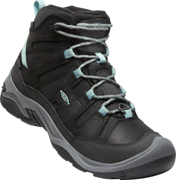 KEEN CIRCADIA MID POLAR W Dámské trekové boty black/cloud blue 38 10037728KEN01S75