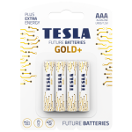 TESLA GOLD+ alkalická tužková baterie AAA (LR03) 4 ks / blister (1099137207)