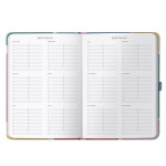 Busy B Denní diář Spot Day a Page A5 2026/27, modrá barva, papír