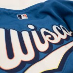 Nike Pánská bunda Milwaukee Brewers MLB City Connect 2026 Authentic Dugout Bomber Blau Velikost: L