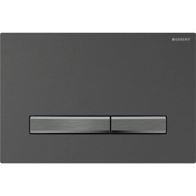 Geberit ovládací tlačítko SIGMA 50 černý chrom, easy-to-clean, kov-plast 115.671.QD.2 115.671.QD.2