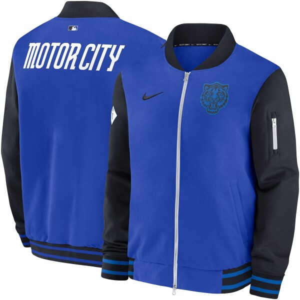 Nike Pánská bunda Detroit Tigers MLB 2024 City Connect Authentic Bomber Velikost: XL