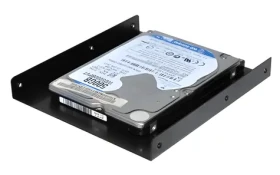 Ultron SSD Einbaurahmen černý / Redukce 2,5" na 3,5" / Pro HDD/SSD / Kov / Šrouby v balení (377213)