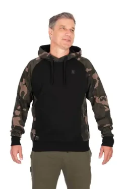 FOX Mikina Black/Camo Pullover Premium 310 Hoodie M (CFX433)