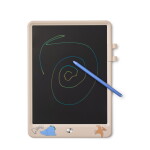 LIEWOOD Magnetický LCD kreslící tablet Zora Dino Roar, krémová barva, plast