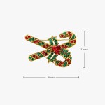 Vánoční brož Swarovski Elements Corinne - vánoční cukrovinka, Barevná/více barev
