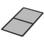 SilverStone SST-FF145B černá / magnetický filtr pro ventilátory / velikost 300x180 (SST-FF145B)
