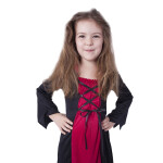 Dětský kostým bordó Čarodějnice, vel. S