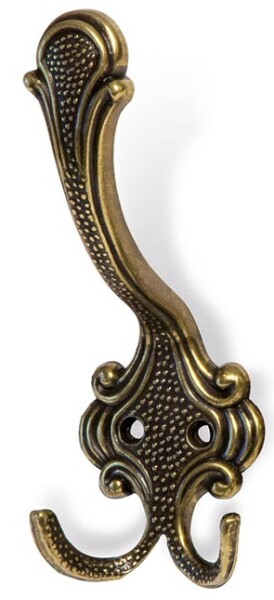 Siro Nábytkový věšák 430 staromosaz, 1 ks (S14088)