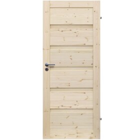 Interiérové dveře Wezuwiusz plné 70P sukaté nelakované