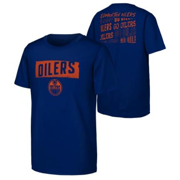 Outerstuff Dětské tričko Edmonton Oilers NHL Tale Of The Tape Ss Tee Velikost: Dětské L (11 - 12 let)