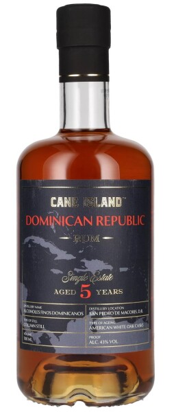 Cane Island Dominican Republic 5y 43% 0,7 l (holá láhev)