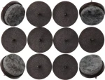 Vorel Podložka nábytková na hřebík s plstí / Podložka / Průměr 24 mm / 12 ks