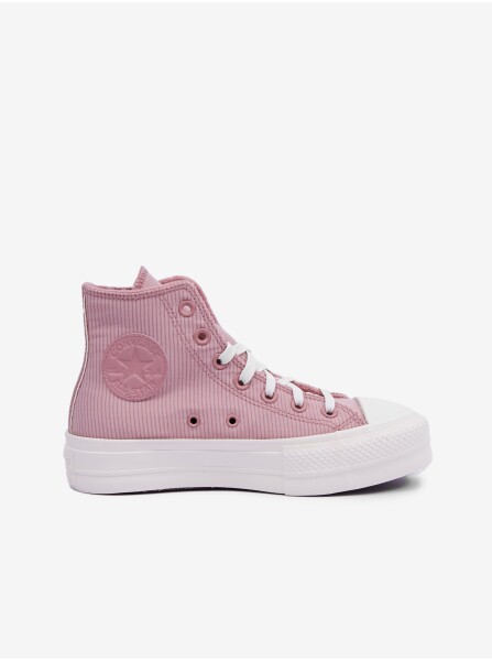 Růžové dámské pruhované kotníkové tenisky Converse Chuck Taylor - Dámské