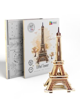 NiXiM Dřevěné 3D puzzle Eiffelova věž