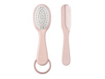 Beaba Baby Brush and Comb Old Pink dětský hřeben a kartáč na vlásky od 0 měs