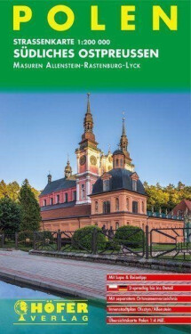 Polsko (Jihovýchodní Prusko Allenstein/Rastenburg/Lyck) 1:200 000 automapa
