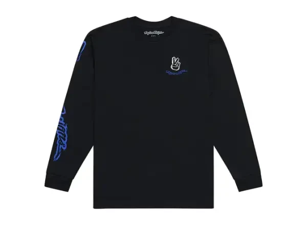 Troy Lee Designs Peace Out pánské triko dlouhý rukáv Black vel. S