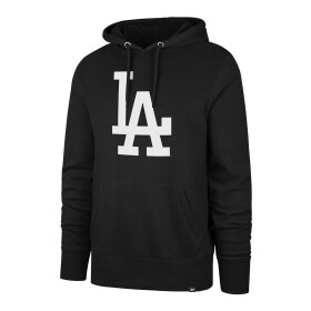 47 Brand Pánská mikina Los Angeles Dodgers MLB Logo Backer Burnside Hoodie Velikost: M