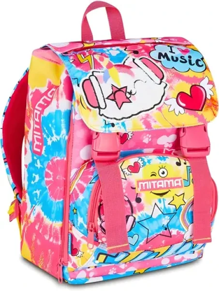 Mitama 4Zip CatRock / Školní aktovka / 21-28 l / vhodná od 1. třídy (64721)