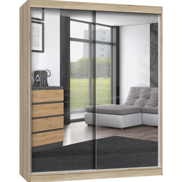 Skříň Iga 160 sonoma A - zrcadlo