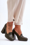 Dámské lodičky na podpatku M046 / 185349 Černá - Sweet Shoes černá 36