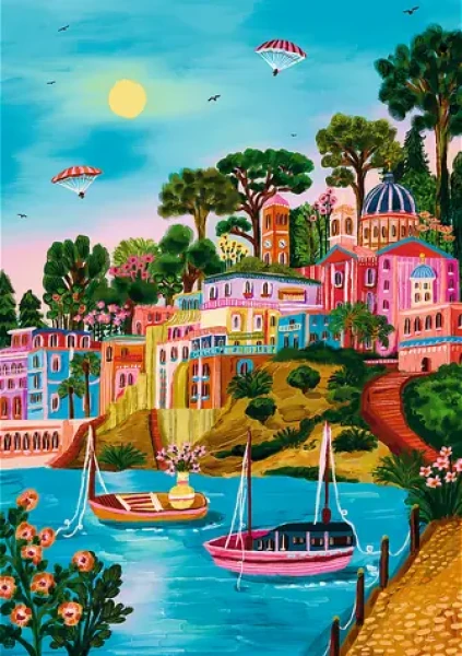 Trefl - Puzzle - Premium Plus The Art of Colour: Syros, Řecko