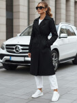 Dámský dvouřadový kabát TY5437 černý - FashionStreet M