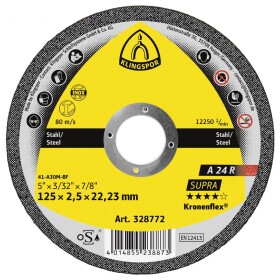 Klingspor A 24 R Supra 13464 řezný kotouč rovný 230 mm 25 ks ocel