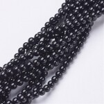 Přírodní onyx - ∅ 4 mm - třída A - 1 ks