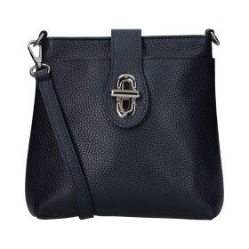 Dámská kožená crossbody kabelka Lara sweet, tmavě modrá
