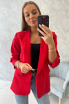 Elegantní dámské sako Lapels červené - Koucla UNI