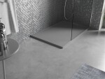 MEXEN - Amon obdélníková sprchová vanička SMC 100 x 80 cm, šedá 4F618010