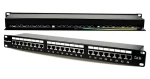 XtendLan Patch panel / 19" / 24 portů / stíněný / Cat5e (XL-PP19-24C5ES)