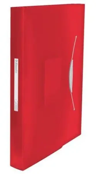 Esselte VIVIDA červená / Aktovka na dokumenty / 6 přihrádek / A4 / PP (624016)