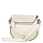 Moderní dámská koženková crossbody kabelka Lydie, béžová