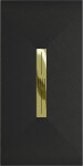 MEXEN/S - Toro obdélníková sprchová vanička SMC 200 x 80, černá, mřížka zlatá 43708020-G