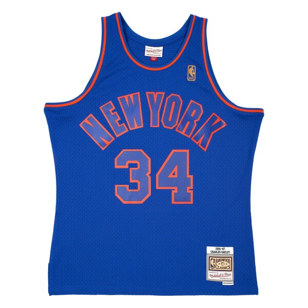 Mitchell & Ness Pánský dres New York Knicks NBA Charles Oakley #34 1996-97 Swingman Alternate Velikost: M