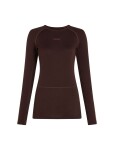 ICEBREAKER Wmns ZoneKnit 260 LS Crewe, Bittersweet/Cedar Wood/Cb (vzorek) velikost: S