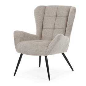 Křeslo ušák, hnědá, látka, AK-H9206 COF2