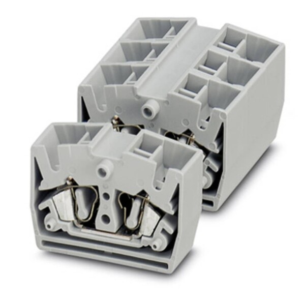 Phoenix Contact 3244258 průchodková svorka 10.4 mm pružinová svorka šedá 50 ks