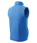 Next fleece vesta unisex azurově modrá XS