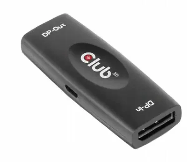 Rozbaleno - CLUB3D CAC-1007 aktivní redukce DisplayPort 1.4 F/F černá / 4K 120Hz / rozbaleno (CAC-1007.rozbaleno)