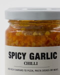 Nicolas Vahé Pikantní mletý česnek v chilli oleji 135 g, žlutá barva, sklo, kov
