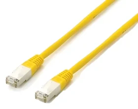 Equip Cat6a Platinum S/FTP žlutá / Patch kabel / 2 m / RJ-45 / PoE++ (605661)