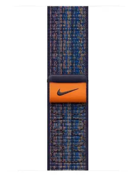 Apple Watch 41mm Game Royal/Orange / Nike sportovní řemínek (MTL23ZM/A)